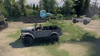 SpinTires Карта «Damp earth 1.1»