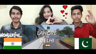 Indian Reaction On | Lahore To Delhi | Art By Wasif | Pakistan Vlogger And Amazing Experience 🇵🇰