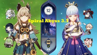 Kirara Nahida Hyperbloom & Ayaka Freeze | Spiral Abyss 3.7 Floor 12 9 Stars | Genshin Impact