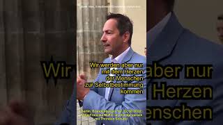 Thorsten Schulte im Streitgespräch mit Katja-Franziska Müller |Berlin, Brandenburger Tor, 02.08.2020