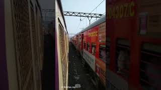 Local Train Crossing With pawan Express #shorts