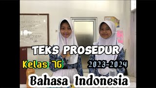 Teks Prosedur Sederhana || Bahasa Indonesia || Kelas 7G || Kurikulum Merdeka