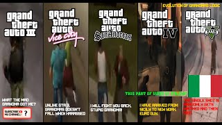 Evolution of Grandmas Logic in Grand Theft Auto Games (2001-2023)