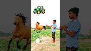 Gun shoot Tractor, Auto, bike to cat, cow, horse and dog new game magical video 🤣 #trending #shots