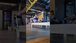 PILATES REFORMER TIME ⏳ | ПИЛАТЕС РЕФОРМЕР 🔥 | 💪🙂 פילאטיס מכשירים #shorts #youtube #video #fun #love