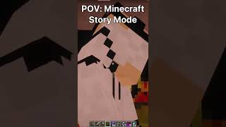 POV: Minecraft Story Mode Part #1 #shorts