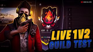 🔴 Free Fire guild test 1 vs 2 🔴 | Watch Epic Battles & Tips Now! 🚀📱