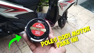 Eksperimen poles bodi motor pakai semir sepatu