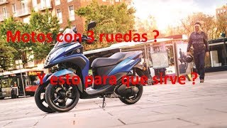 YAMAHA TRICITY UNA MOTO CON 3 RUEDAS