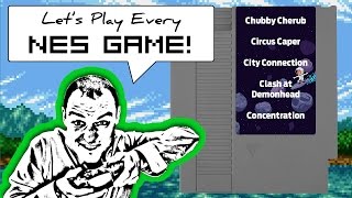 NES AtoZ 27 | Chubby Cherub, Circus Caper, City Connection, Clash and Demonhead and Concentration