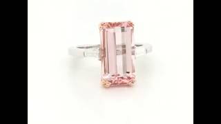 Morganite & Diamond Ring