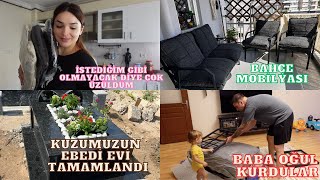 KUZUMUZUN EBEDİ EVİ TAMAMLANDI🙏🏻 İSTEDİĞİM GİBİ OLMAYACAK DİYE ÇOK KORKTUM ⎮ BAHÇE MOBİLYASI⎮ VLOG