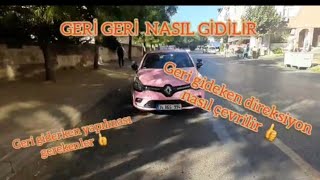 DİREKSİYON EHLİYET SINAVI 25 METRE GERİ GELME #ehliyet #direksiyon #GOPsınav #sürücüadayı