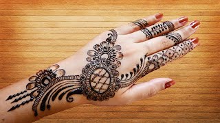 Arabic Quick Back Hands Mehndi Design | Jewellery Mehndi Design Latest 2020