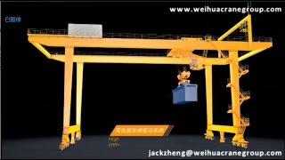 Rail Mounted contanier Gantry Crane/RMG -WeiHua Group/ WH GROUP