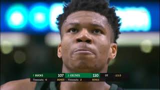 Giannis Antetokounmpo FOULS OUT 1st Game Of Playoffs vs The Celtics!