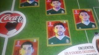 Completo todas las estampas de la coca de mexico!!! Album panini rusia 2018