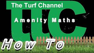 Amenity Maths - Comparing Cost of Two Granular Fertilisers