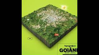 GOIÂNIA (GO) – Mapa 3D infográfico