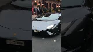 Grey Lamborghini Huracan Tecnica Exhaust & Acceleration | Supercars In London | Watch Da kargo | WDK