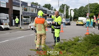 Bedrijfspanden ontruimd na gaslekkage in Ridderkerk - 13/5/2020