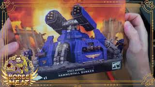 Hammerfall Bunker, is it bad? - Building the new Space Marines Fortification on Warhammer Wednesday