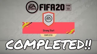 FIFA 20 : Strong Start SBC Completed!!