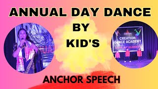 Annual day Dance by kids / Anchor Speech / Pyaar hota hota Dance Cover