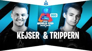 57 POINTS IN 4 GAMES! (Kejser and Trippern World Cup Duo Qualifiers)