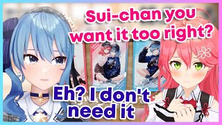 Miko who wants to bring back their collab merch and Suisei who don't【Hololive | Eng Sub】