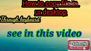 How to copy one file to another file  nd see the copy file 👍only 1min👍 in windows (DOS)