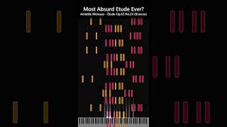 Most Absurd Etude Ever? #shorts #piano