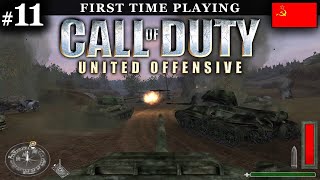 Call of Duty: United Offensive | First time playing #11 | Tank army offensive (No commentary)