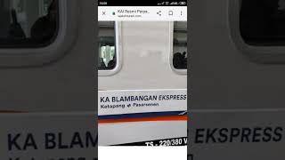 KA Blambangan express diperpanjang hingga pasar Senen!!!!