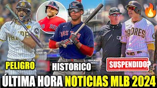 TATIS JR PELEA Y EN PELIGRO? MANNY MACHADO SUSPENDIDO? BOSTON POR JUAN SOTO! MUERE LEYENDA DE MLB!