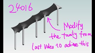 24016 - Some modification to the family from last video (Columns with curved arch, generic model)