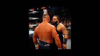 Jacob Fatu & Bron Breakker Face to Face in Raw #shorts #wwe