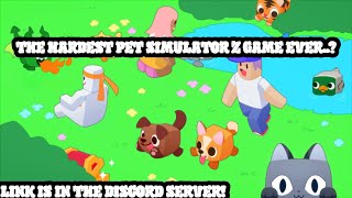 THE HARDEST PET SIMULATOR Z GAME... #roblox