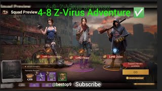 Doomsday Last survivors Z-Virus Adventure 4-8 How to complete 1-1 to 8-10 coming my chanel