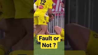 Fault or not on Maxime Lucu here ? Tell us in comment 👉 #rugby #rugbyleague #rugbyfans #rugbyunion