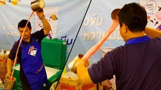 Thailand Street Food - Pulled Milk Tea Master (Teh Tarik)