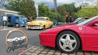 Rallye Elbflorenz 2022 Start Airport Dresden-Hermsdorf-Cars 'n' Coffee Stadion-hoots Wertungspunkt