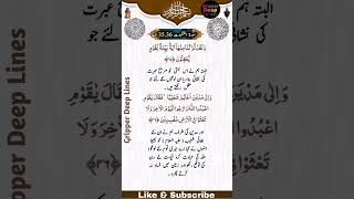 Surah e An.Kabut Ayat  No 35.36سورۃ العنکبوت آیت نمبر  35.36#shorts #shortsvideo #short #islamic