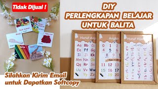 DIY Poster dan Buku Pelajaran Balita umur 1 tahun | Biaya Cetak satu lembar Poster Hanya Rp. 2.500