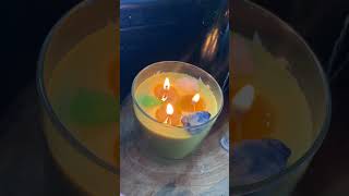 Candle Creation 🕯️ #diy #home #homemade #pretty #easy #love #candle #craft