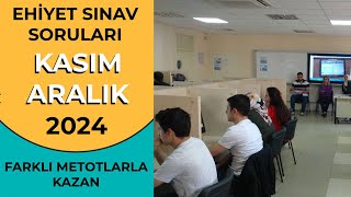 2024 KASIM ARALIK Ehliyet Soruları / Ehliyet Sınavı Soruları / 2024 Çıkmış Ehliyet Sınav Soruları