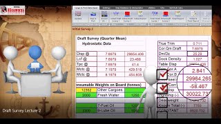 🚢 The basics of Draft Survey - Best Practices Series of Part 2 - Calculation