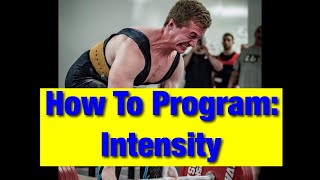 Programming Series Part 2: Absolute/Relative Intensity Progression