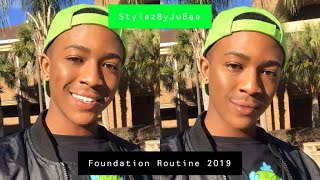 NATURAL FOUNDATION ROUTINE FOR MEN OF COLOR | StylezByJuBae