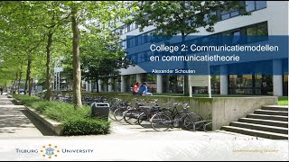 Communicatietheorie: College 2 - Communicatiemodellen